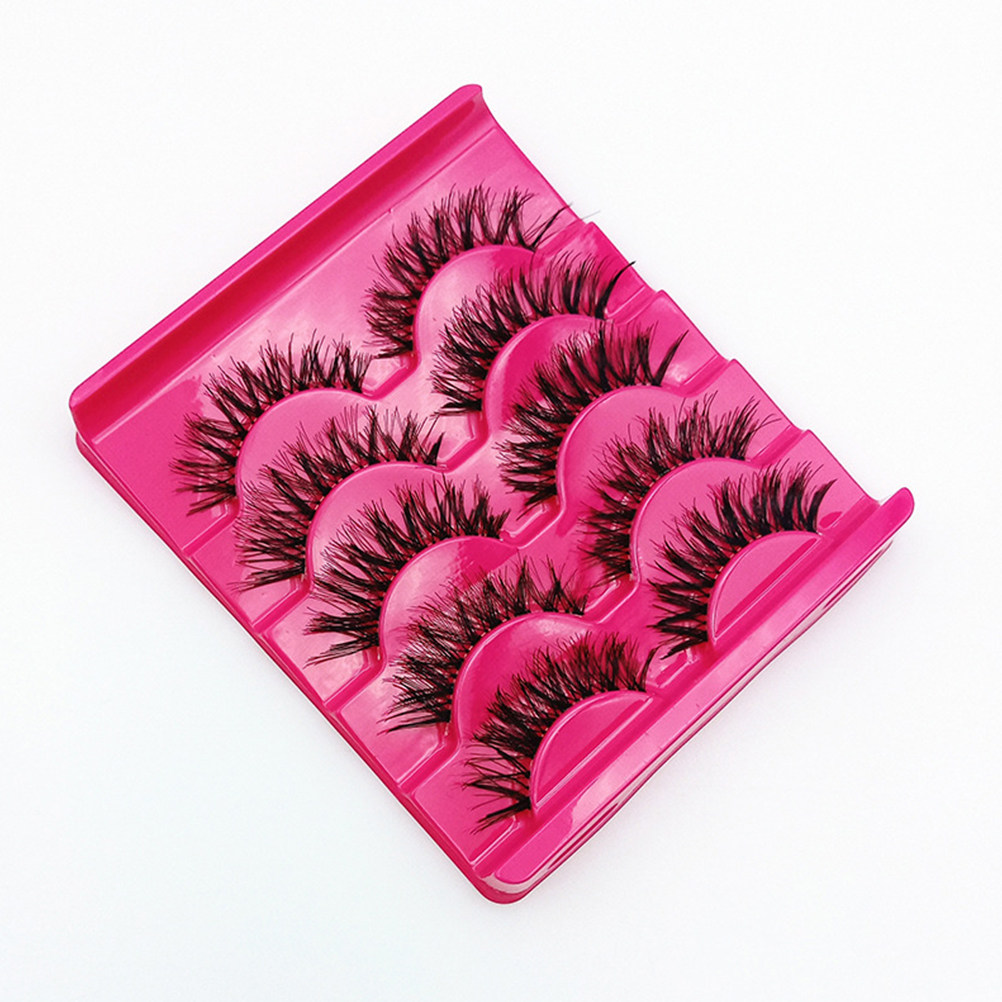 Eyelash Extension Volume Lashes - 15 Pairs Multi-Layer False Eyelashes Natural