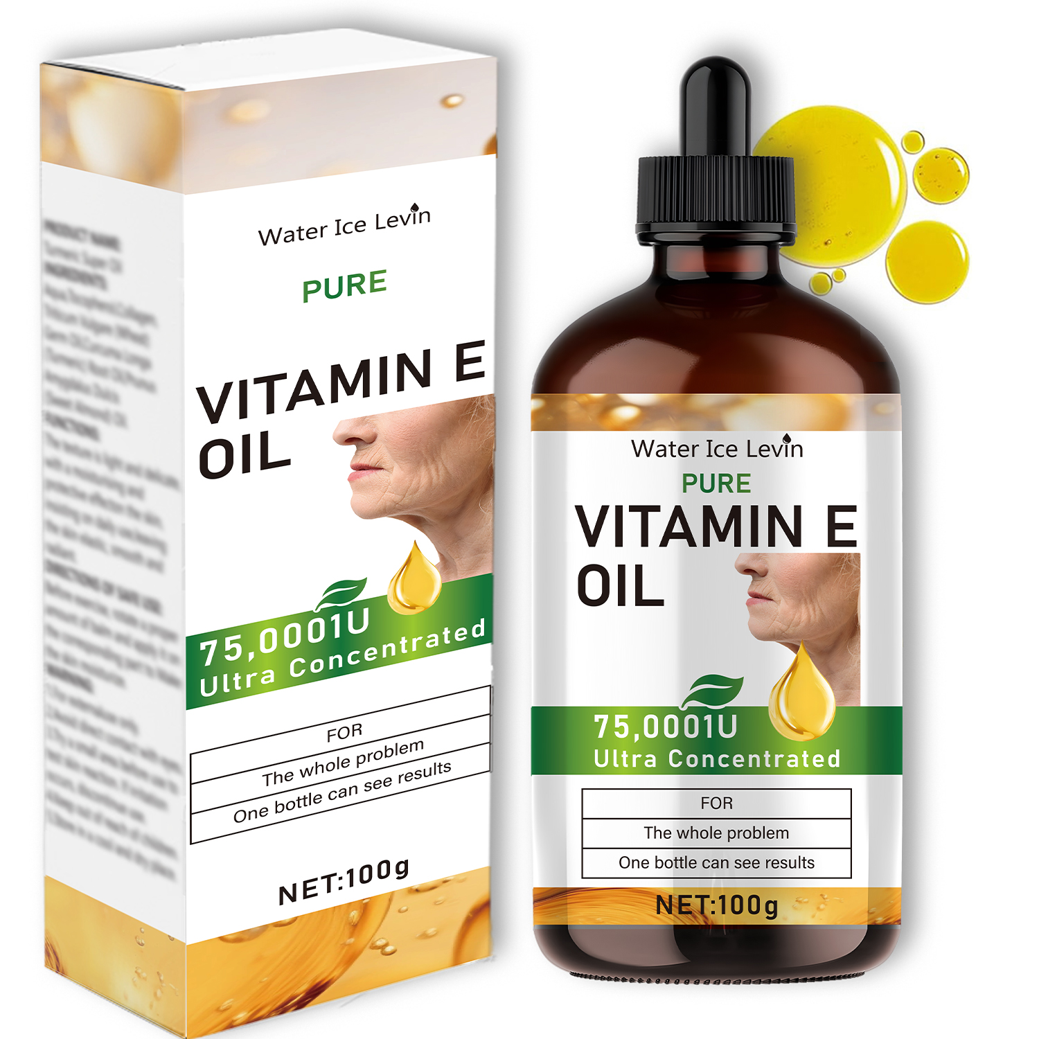 Eyelash Extension Human Hair - 100ml Natural Vitamin E Essential Oil,