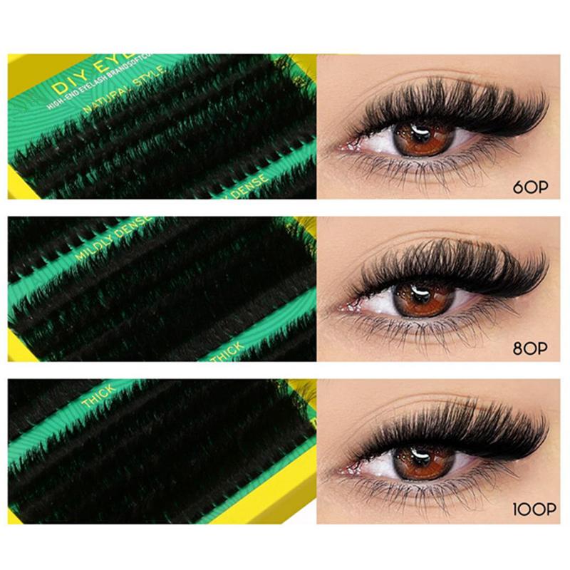 1 Set 3D Faux Mink Cluster Las - огляд і ціна Eyelash Extension Volume Lashes