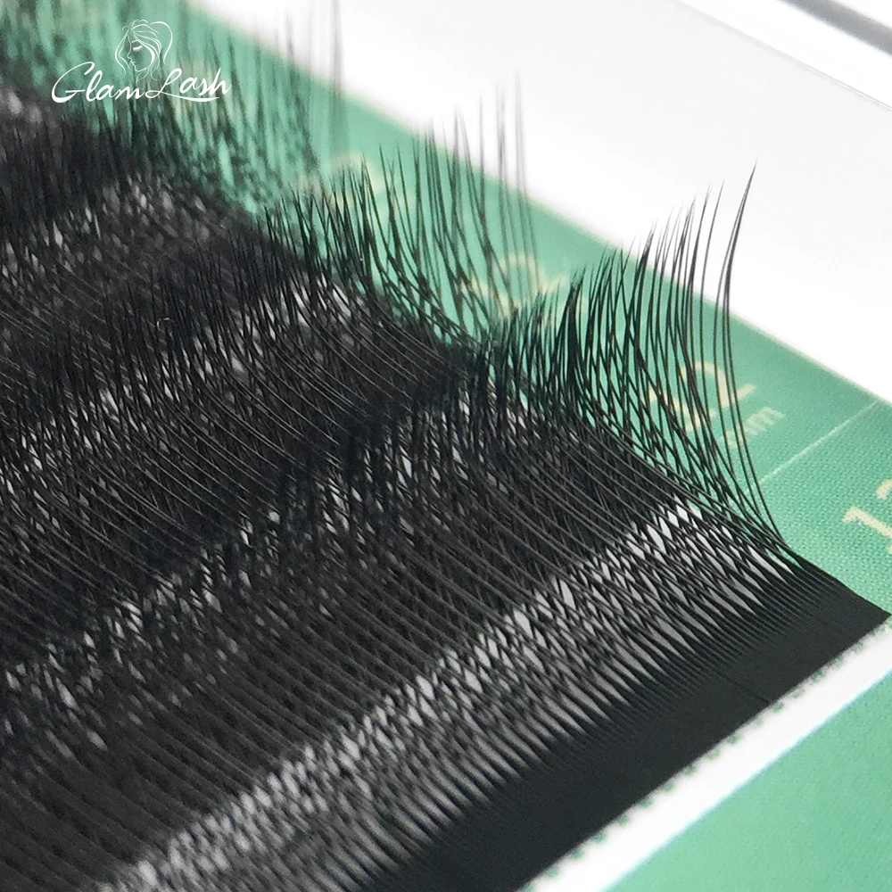 GLAMLASH 4D W Shape Eyelash Ex - огляд і ціна Eyelash Extension Human Hair