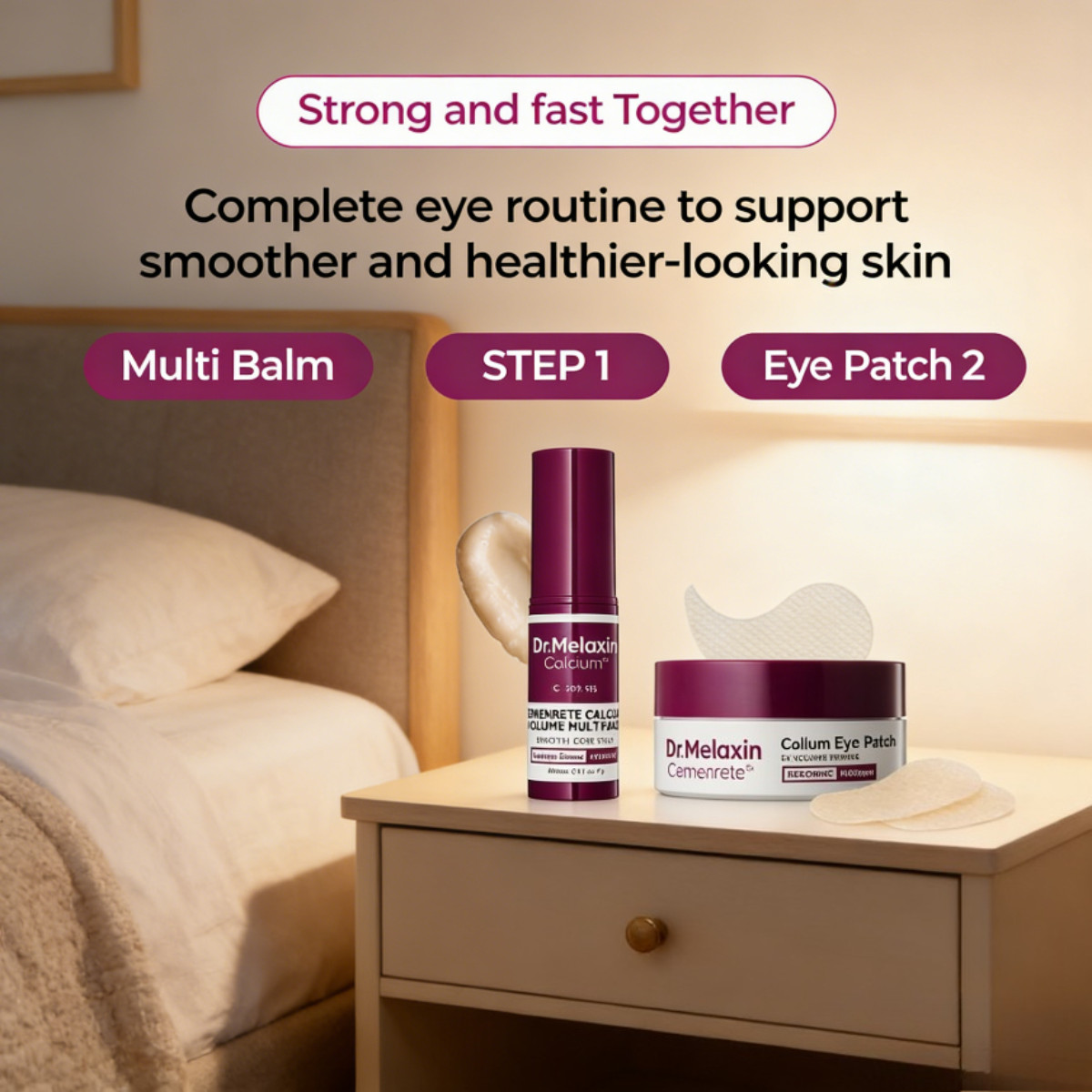 Calcium Volume Multi Balm+Eye  - огляд і ціна Eye Pad Collagen