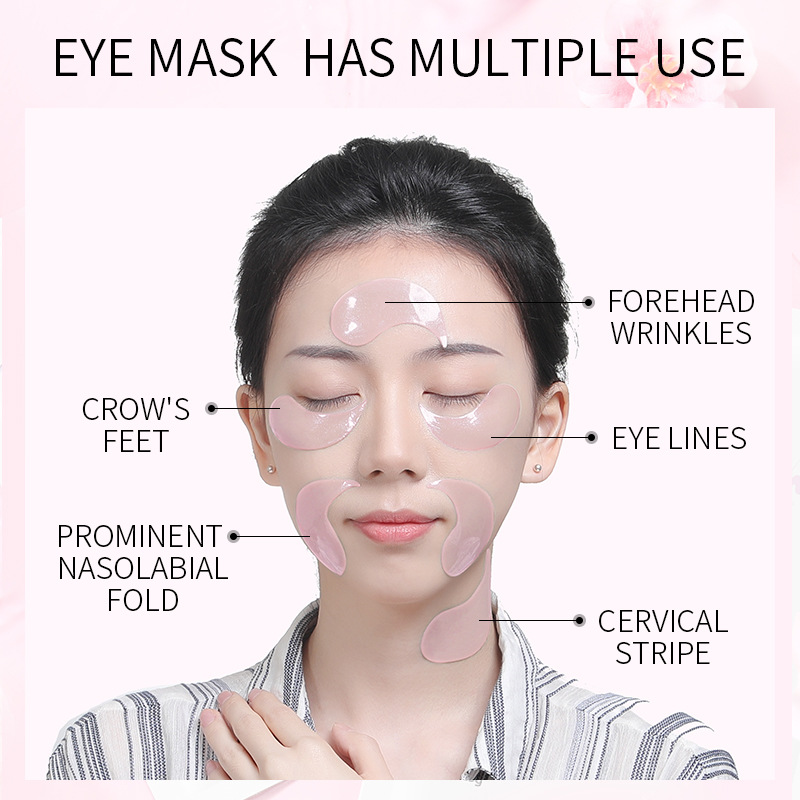 10Pcs=5Pairs Nonapeptide Sakur - огляд і ціна Eye Pad Collagen