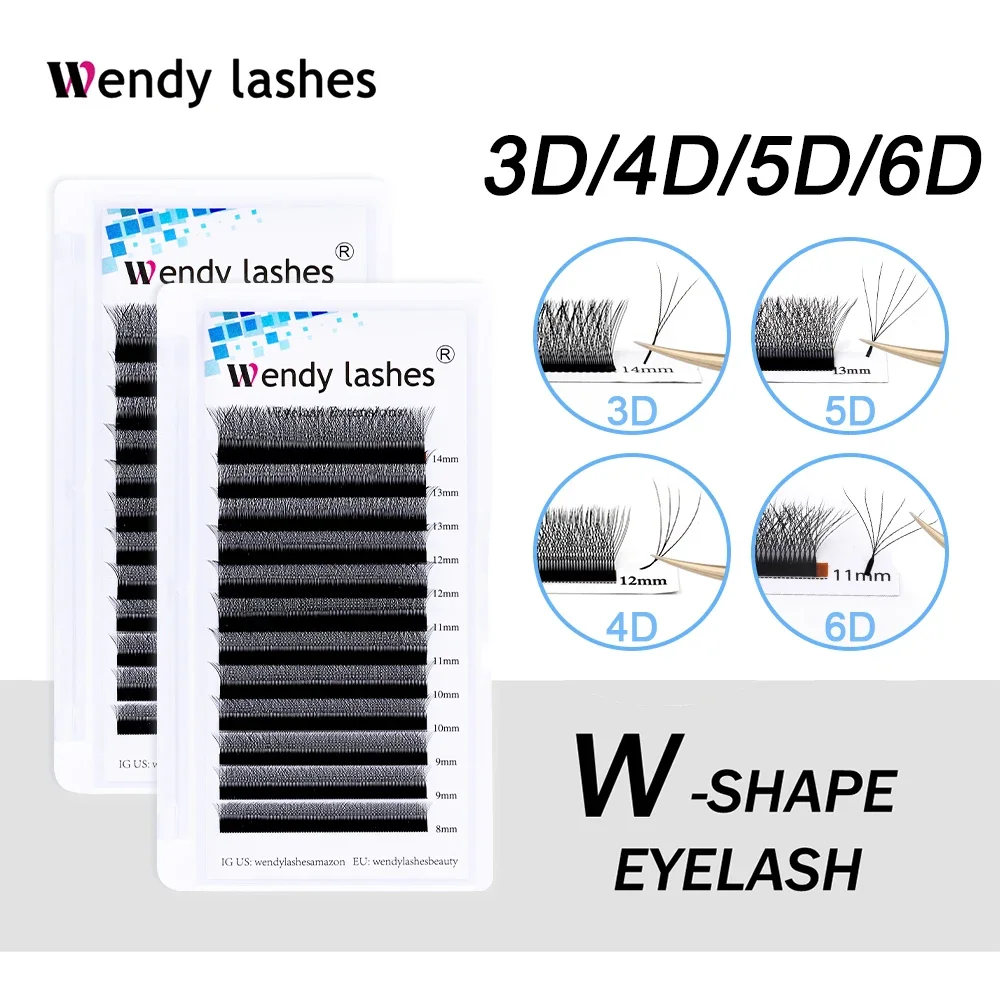 Wendy Lashes W Shape Supplies  - огляд і ціна Eyelash Extension Human Hair