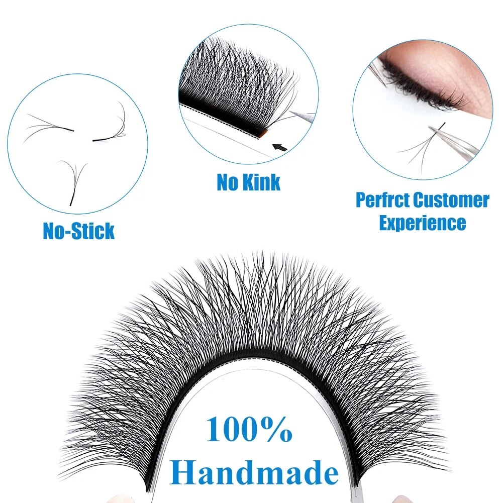 Wendy Lashes W Shape Supplies  - огляд і ціна Eyelash Extension Human Hair
