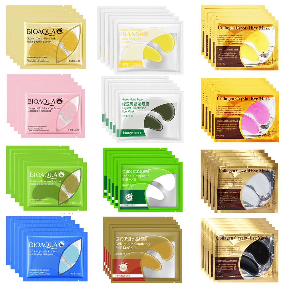 10pcs=5pair Black Collagen Eye - огляд і ціна Eye Pad Collagen