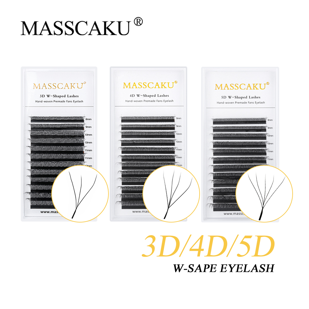Private Label Masscaku W Style - огляд і ціна Eyelash Extension Human Hair