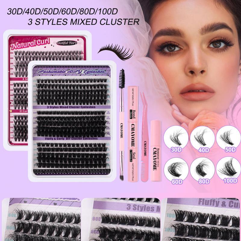 False Eyelashes Cluster Lashes - огляд і ціна Eyelash Extension Volume Lashes