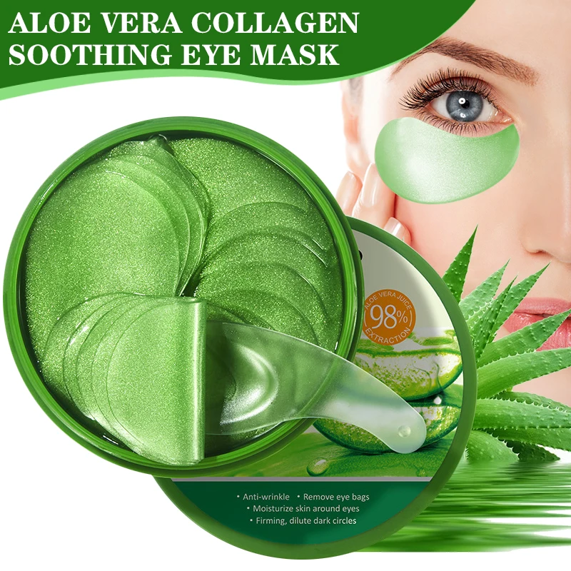 60pcs Aloe Vera Collagen Eye M - огляд і ціна Eye Pad Collagen