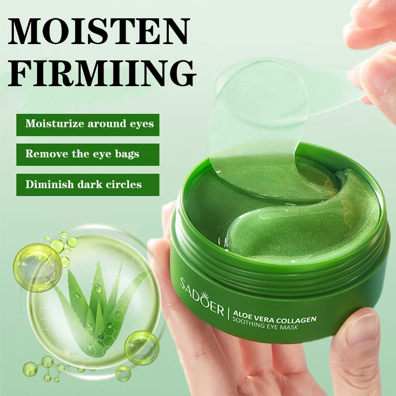 60pcs Aloe Vera Collagen Eye M - огляд і ціна Eye Pad Collagen