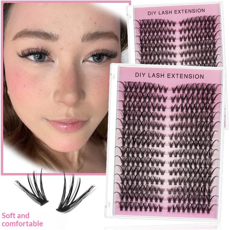 14 Rows Cluster Eyelash Extens - огляд і ціна Eyelash Extension Volume Lashes