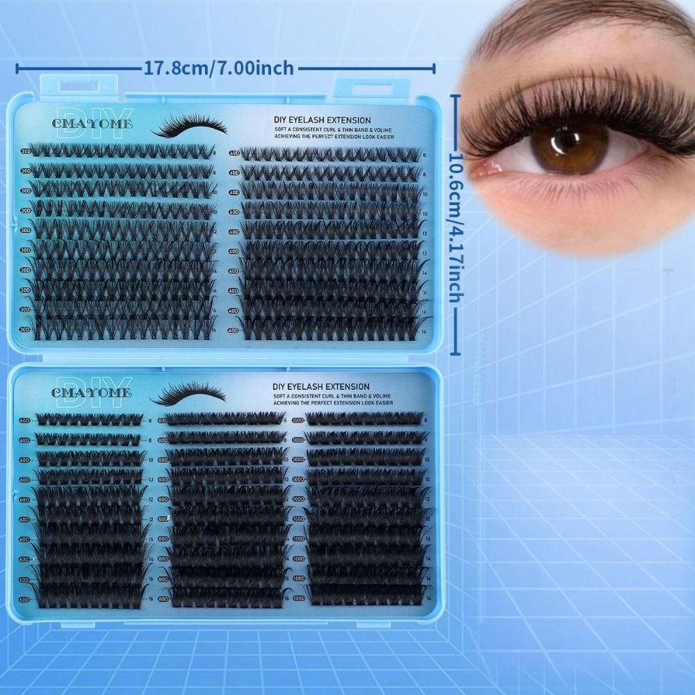 640Pcs 8-16mm Length False Eye - огляд і ціна Eyelash Extension Volume Lashes