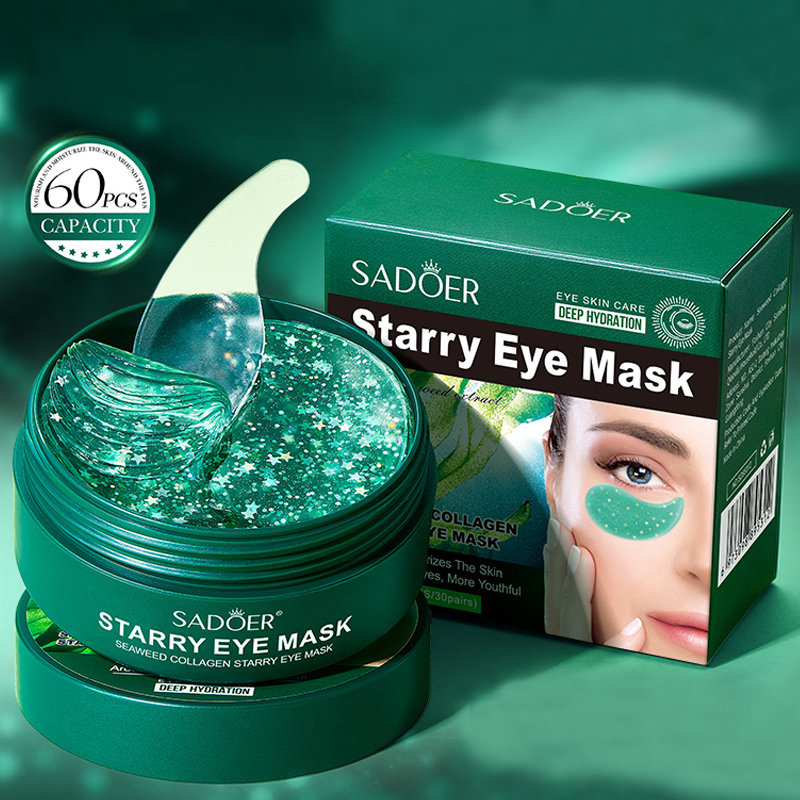 60 pieces/box Seaweed Collagen - огляд і ціна Eye Pad Collagen