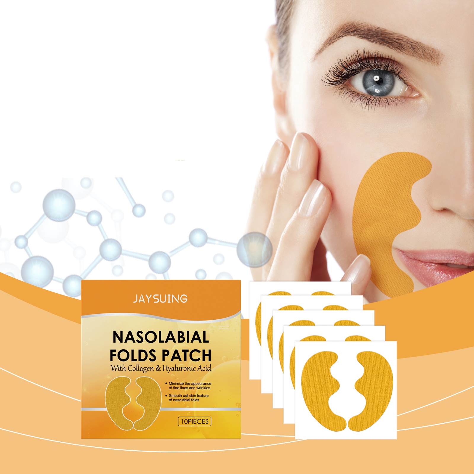 Wrinkle Removal Patch Hyaluron - огляд і ціна Eye Pad Collagen