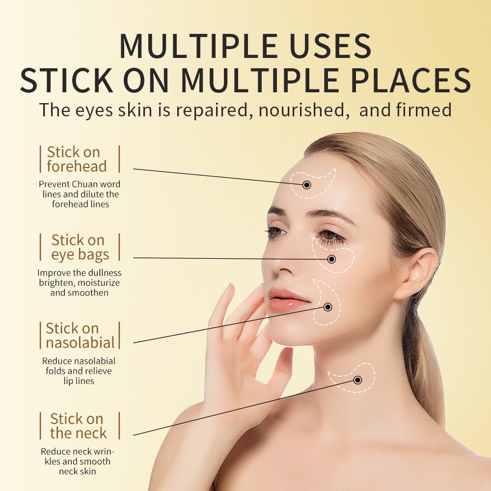 60pcs Golden Collagen Avocado  - огляд і ціна Eye Pad Collagen