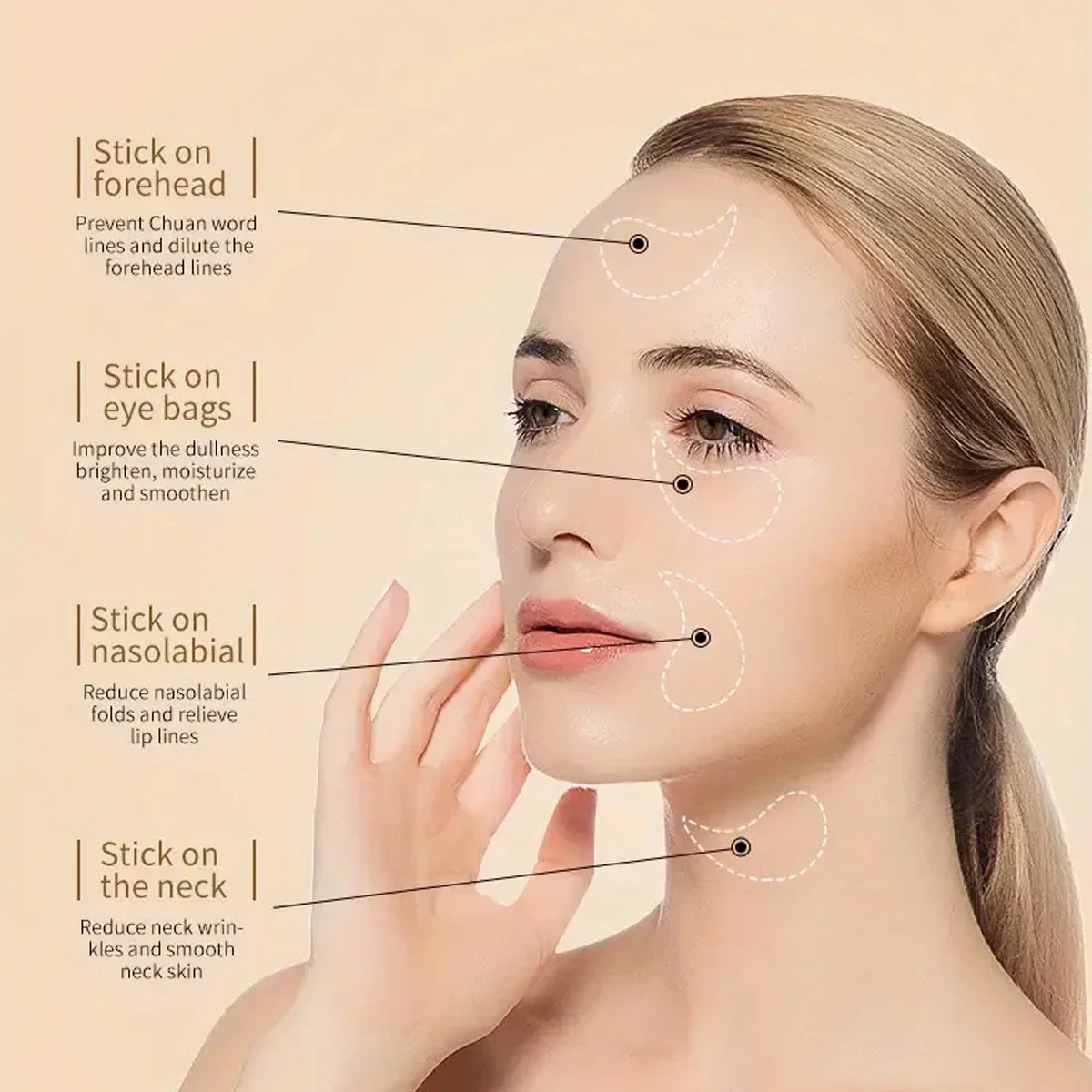 60pcs seaweed hyaluronic acid  - огляд і ціна Eye Pad Collagen