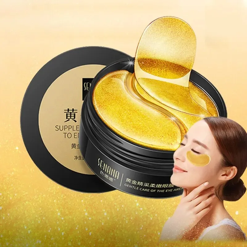 60pcs Golden Moisturizing Eye  - огляд і ціна Eye Pad Collagen