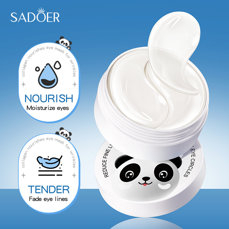 60pcs SADOER Crystal Collagen  - огляд і ціна Eye Pad Collagen