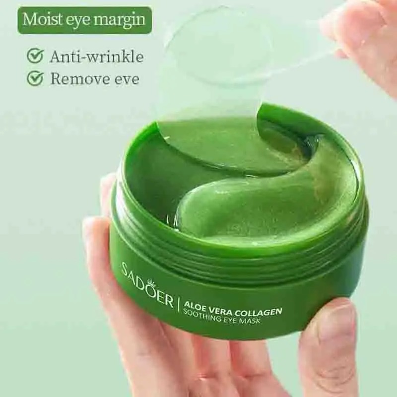 60pcs Aloe Vera Collagen Eye M - огляд і ціна Eye Pad Collagen