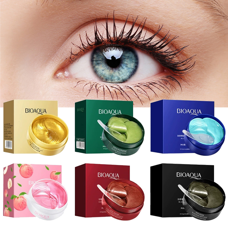 60pcs BIOAQUA Crystal Collagen - огляд і ціна Eye Pad Collagen