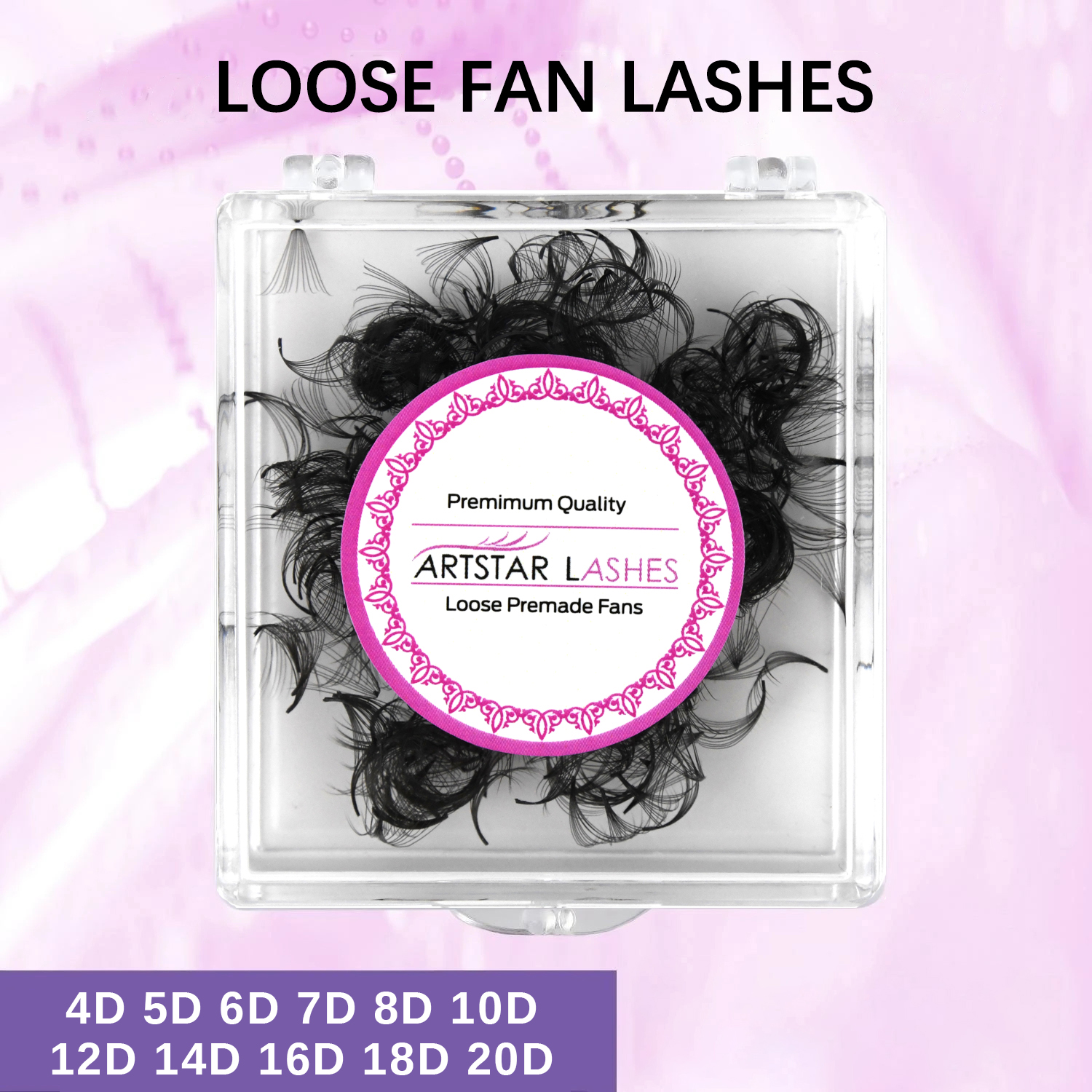 ARTSTAR 500 Fans Loose Fan Eye - огляд і ціна Eyelash Extension Human Hair
