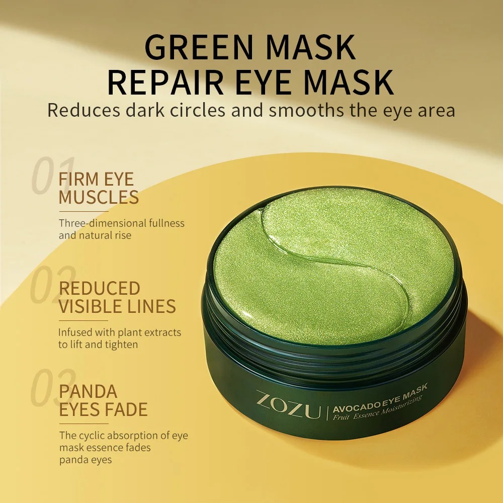120pcs Avocado Golden Collagen - огляд і ціна Eye Pad Collagen