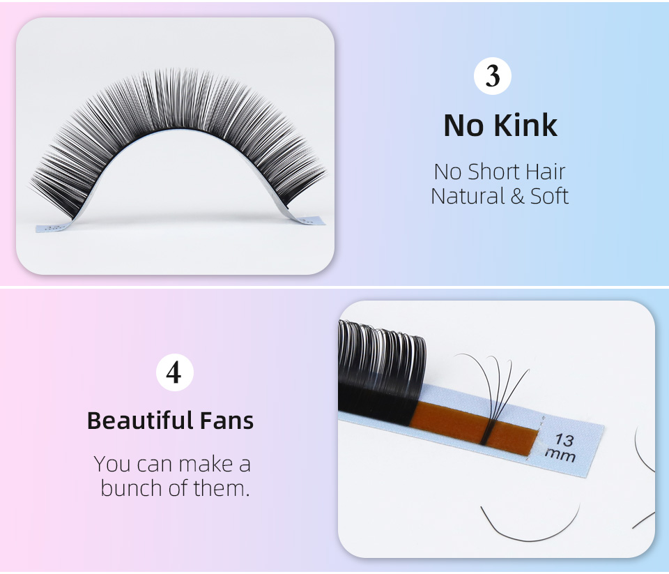 RUJADE L L+ LC LD LU(M) Curl I - огляд і ціна Eyelash Extension Human Hair