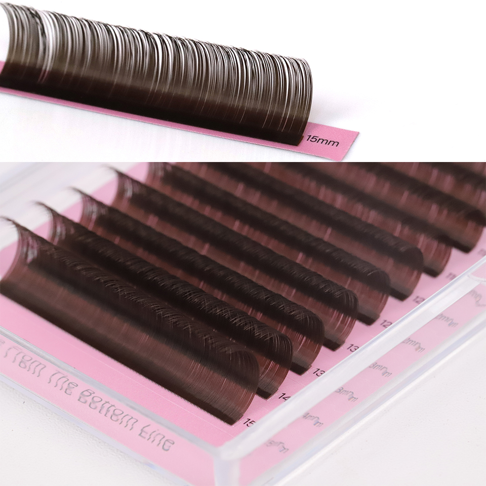 Dark Brown Eyelash Extension 0 - огляд і ціна Eyelash Extension Human Hair