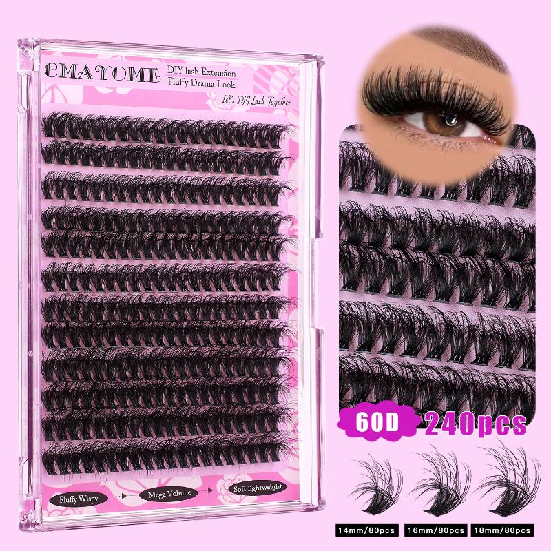 Volume D Curl Eyelash Cluster  - огляд і ціна Eyelash Extension Volume Lashes