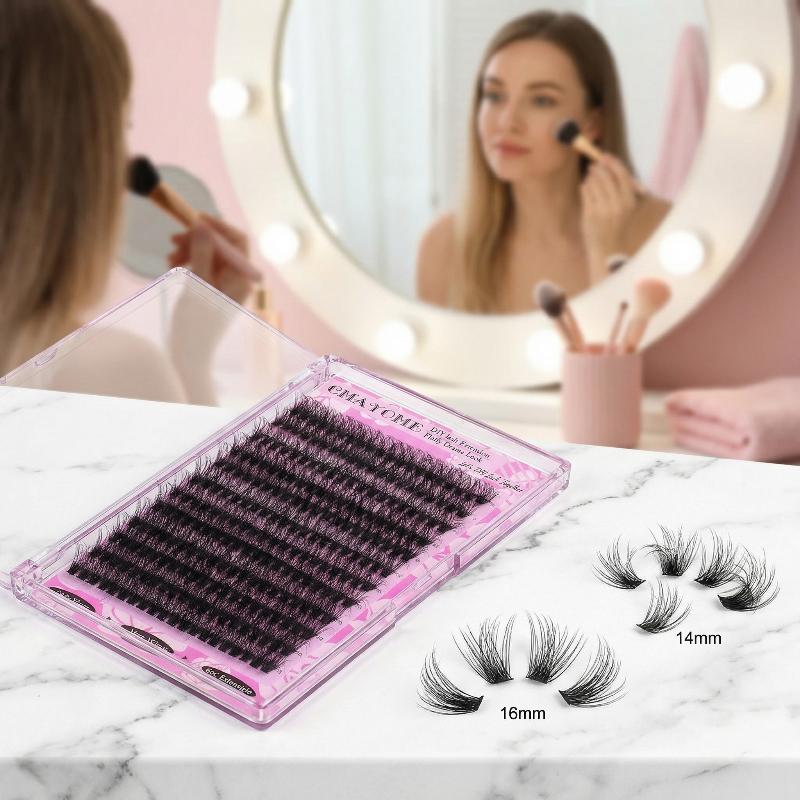 Volume D Curl Eyelash Cluster  - огляд і ціна Eyelash Extension Volume Lashes