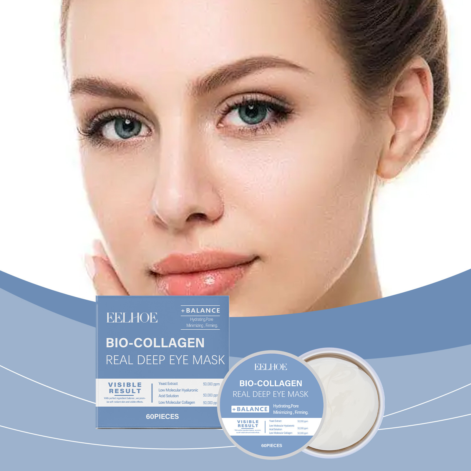 EELHOE Collagen Eye Mask Anti  - огляд і ціна Eye Pad Collagen